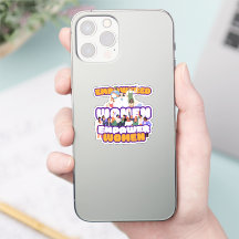 Empowered Women Custom Cut Vinyl Sticker