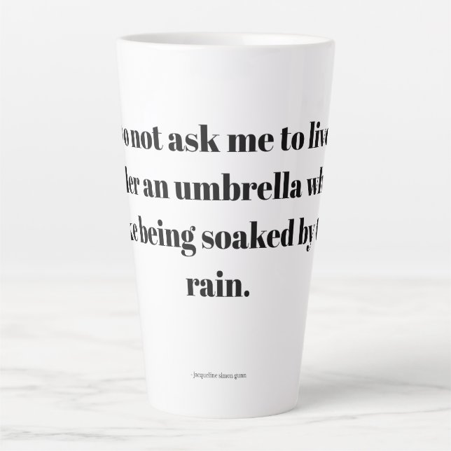 Empowering quote milchtasse (Vorderseite)
