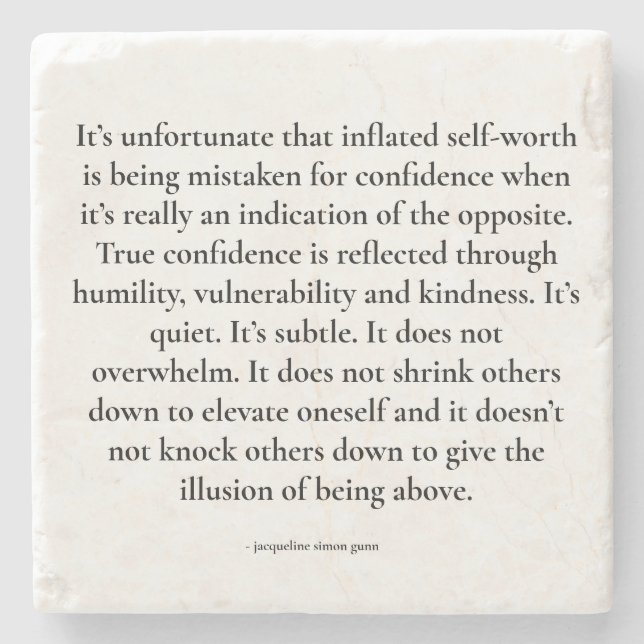 Empowering quote steinuntersetzer (Vorderseite)