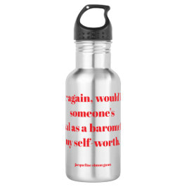 Empowering quotes edelstahlflasche