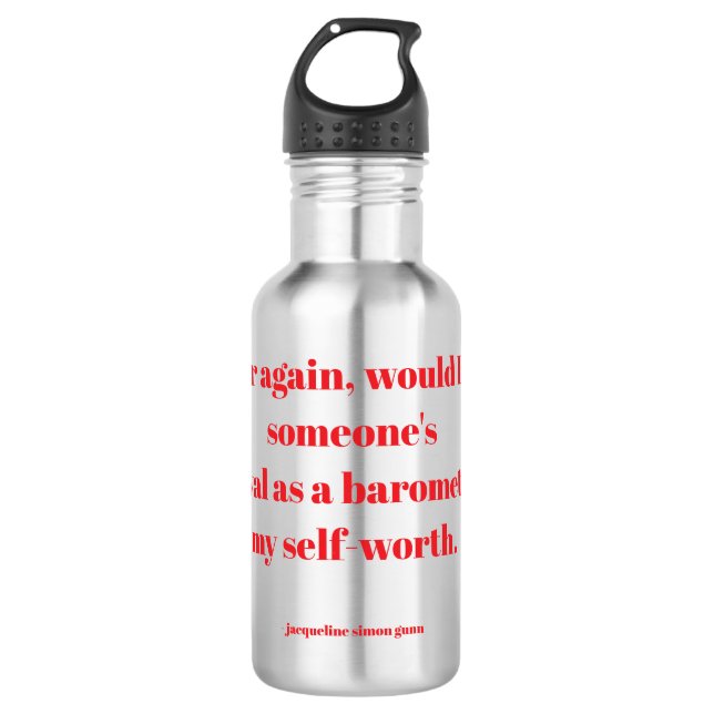 Empowering quotes edelstahlflasche (Vorderseite)