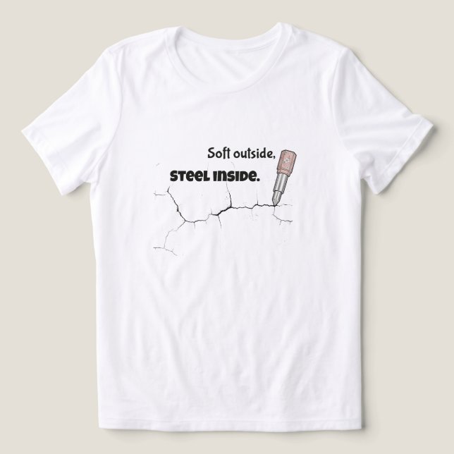 Empowering Women Quote Apparel Tri-Blend Shirt (Design Vorderseite)