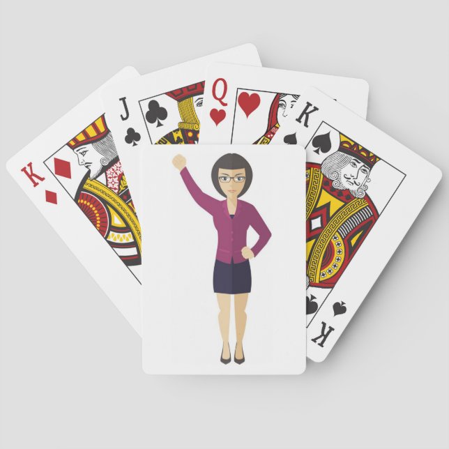 Empowerment-Karten für Frauen Spielkarten (Rückseite)