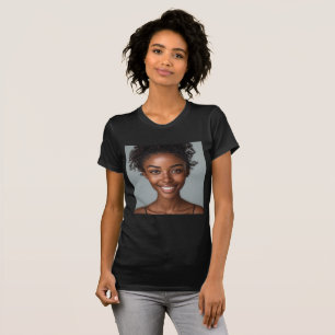 Empowerment Schwarze Frau Porträt Grafik T-Shirt