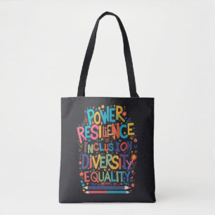 Empowerment und Diversity Inspiration Tote Bag Tasche
