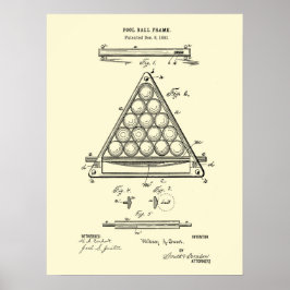 Empreinte de décoration murale de billard #3