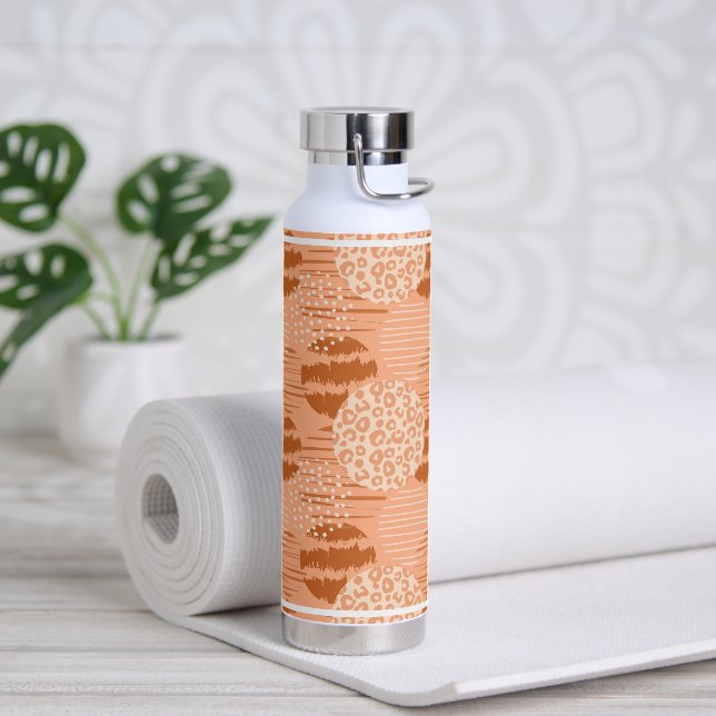Empreinte de léopard de bouteille d'eau (Yoga)