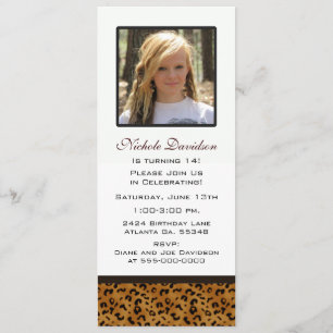 Empreinte de léopard : Invitation de partie