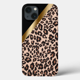 Empreinte de léopard iPhone 13 Coque