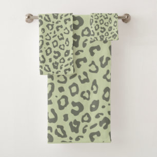 empreinte de léopard Sage Green et Poster de anim