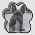 Empreinte de patte de chien personnalisé photo Bor