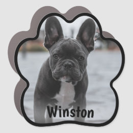 Empreinte de patte de chien personnalisé photo Bor