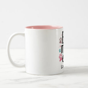 Empreinte de patte Meilleure maman jamais Mug café