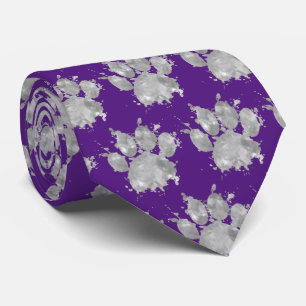 Empreinte de patte Motif Cravate de l'aquarelle