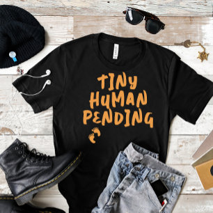 Empreinte digitale orangée T-shirt humoristique