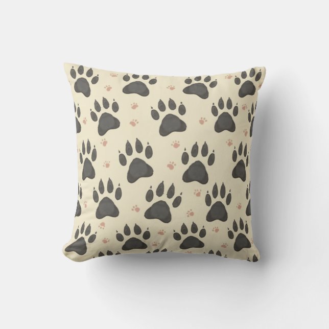 empreinte du chat coussin coussin (Recto)