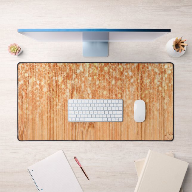 Empreinte en bois de bambou orange (Bureau 1)