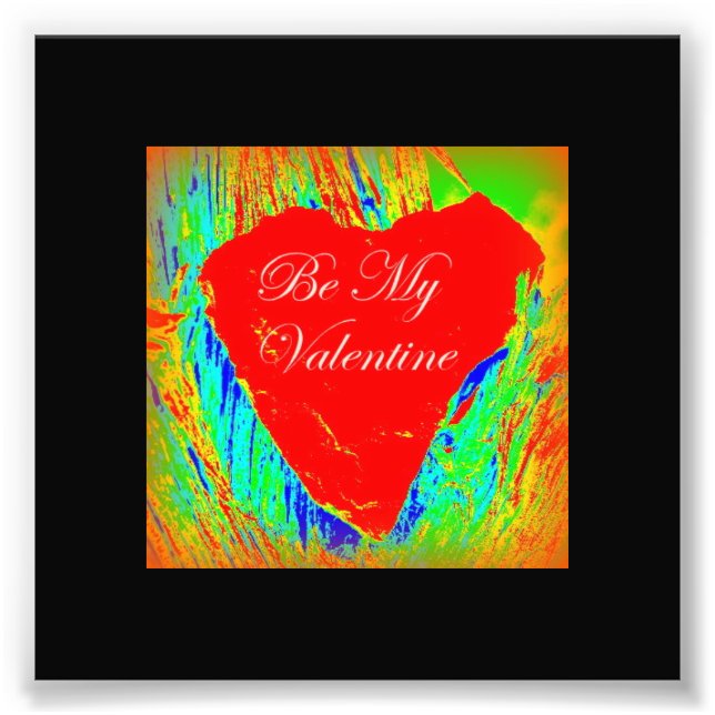 empreinte photo de red heart valentine (Devant)