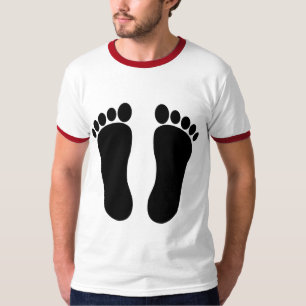 Empreinte T-Shirt à sonnette de base pour hommes