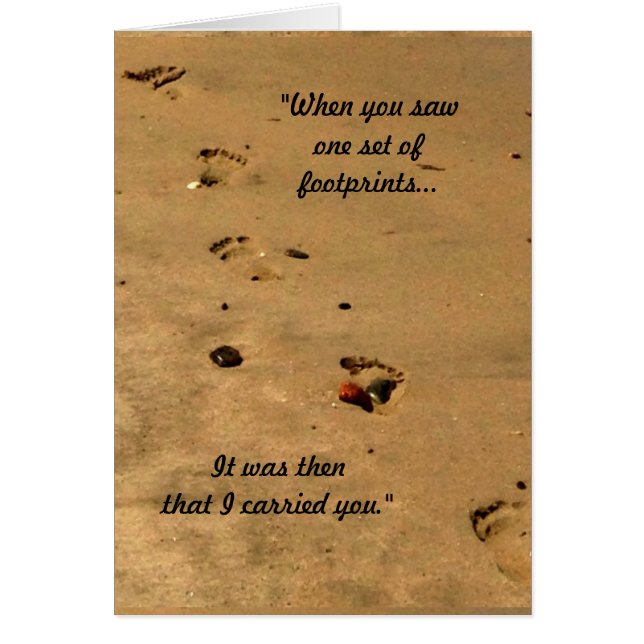 Empreintes dans le sable (Devant)