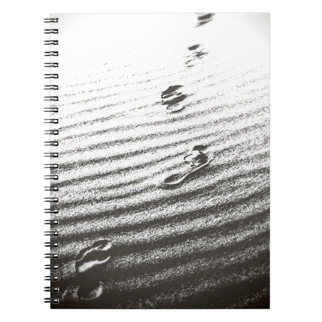 empreintes dans le sable - carnet (Devant)