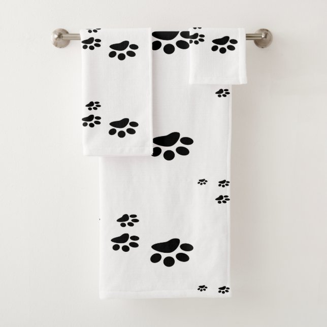 empreintes de chien noir (En situation)