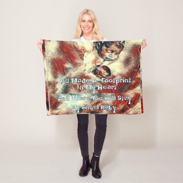 Empreintes de pas dans ma couverture d'ouatine de (En situation)