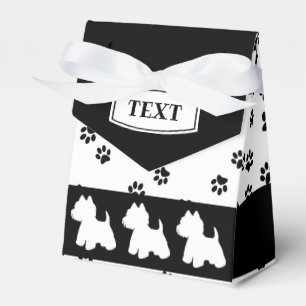 Empreintes de pattes Ballotins Westie
