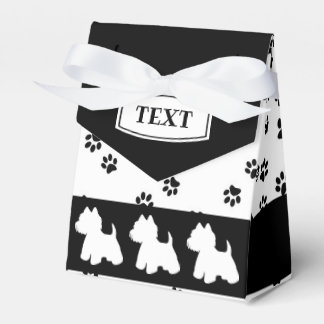 Empreintes de pattes Ballotins Westie