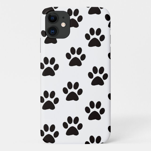 Empreintes de pattes de chat iPhone 5 Coque (Dos)