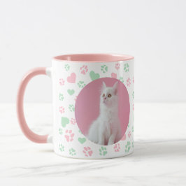 Empreintes de pattes de chats de Mug personnalisés