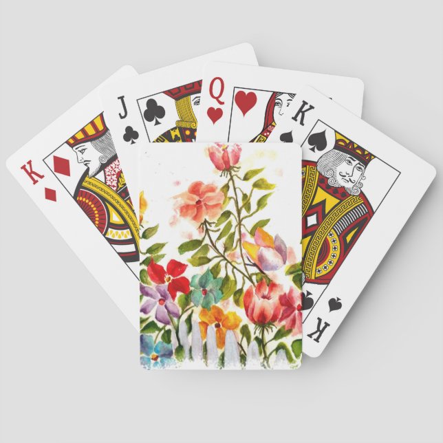 EMPREINTES DE PATTES DERRIÈRE LES CARTES DE JEU DE (dos)