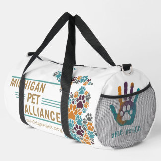 Empreintes de pattes du Michigan et sac à double v