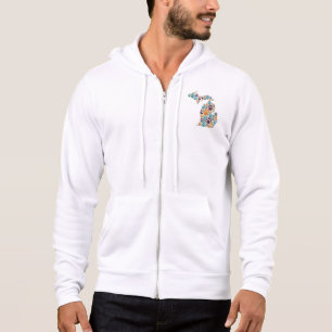 Empreintes de pattes du Michigan Sweat - shirt à c