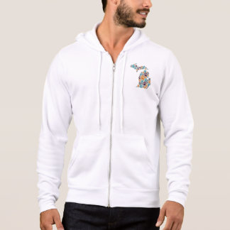 Empreintes de pattes du Michigan Sweat - shirt à c