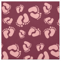 Empreintes de pieds Bébé Pieds Tissu