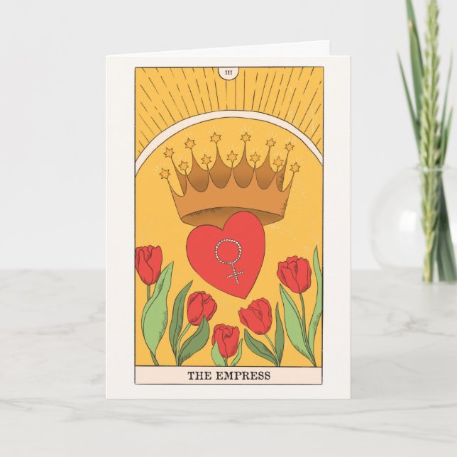 Empress carte tarot Major Arcana énergie féminine (Devant)