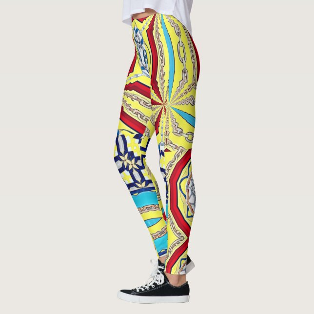 EMPRESS DESIGNER COLLAGE LEGGINGS (Links)