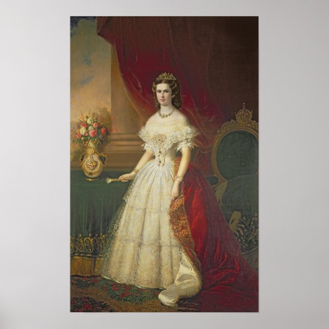 Empress Elizabeth of Bavaria , 1863 Poster (Vorne)