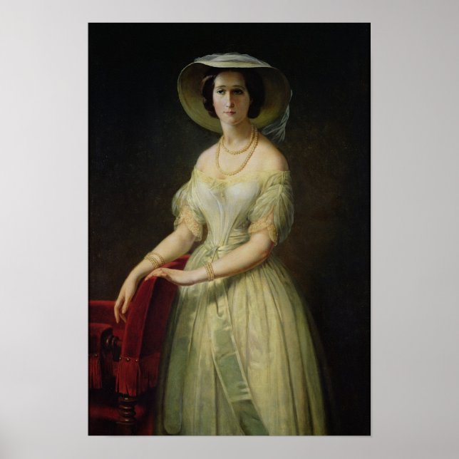 Empress Eugenie c.1853 Poster (Vorne)