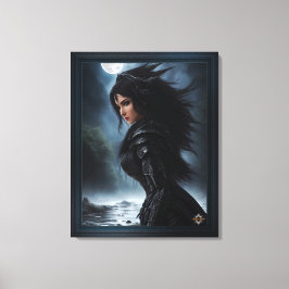 Empress Vampire Hunter AI Concept Art by Xzendor7 Leinwanddruck