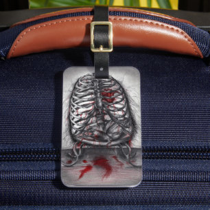 Empty Cage Anatomie Herzchirurgie Horror Kunst Gepäckanhänger