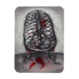 Empty Cage Anatomie Herzchirurgie Horror Kunst Magnet
