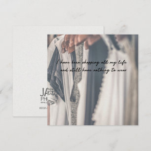 EMPTY CLOSET 5.25 x 5.25 Karte