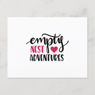 Empty Nest Liebe Abenteuer Postkarte
