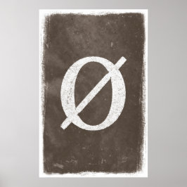 Empty Set Art - Mathematik Poster