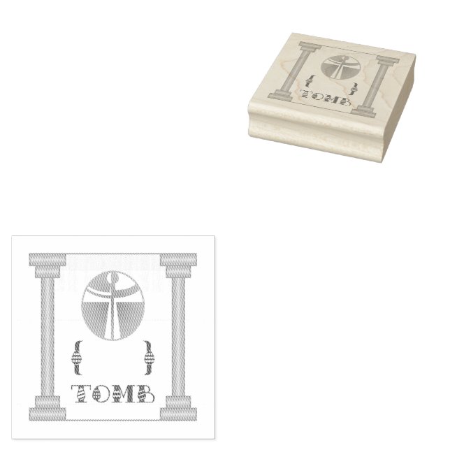 Empty Tomb Gummistempel (Stempel)