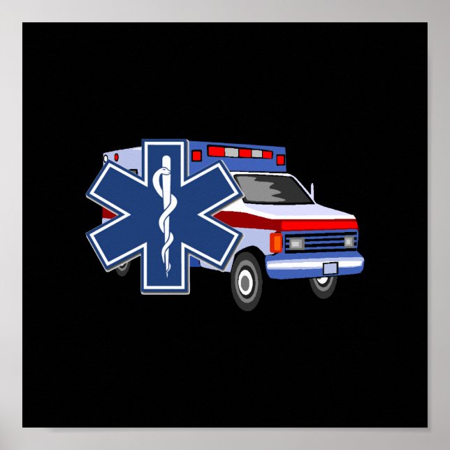 EMS Ambulance Poster (Vorne)