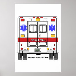 EMS-Ambulanz Poster