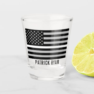 EMS Dünne weiße Linie Amerikanischer Name für d Schnapsglas